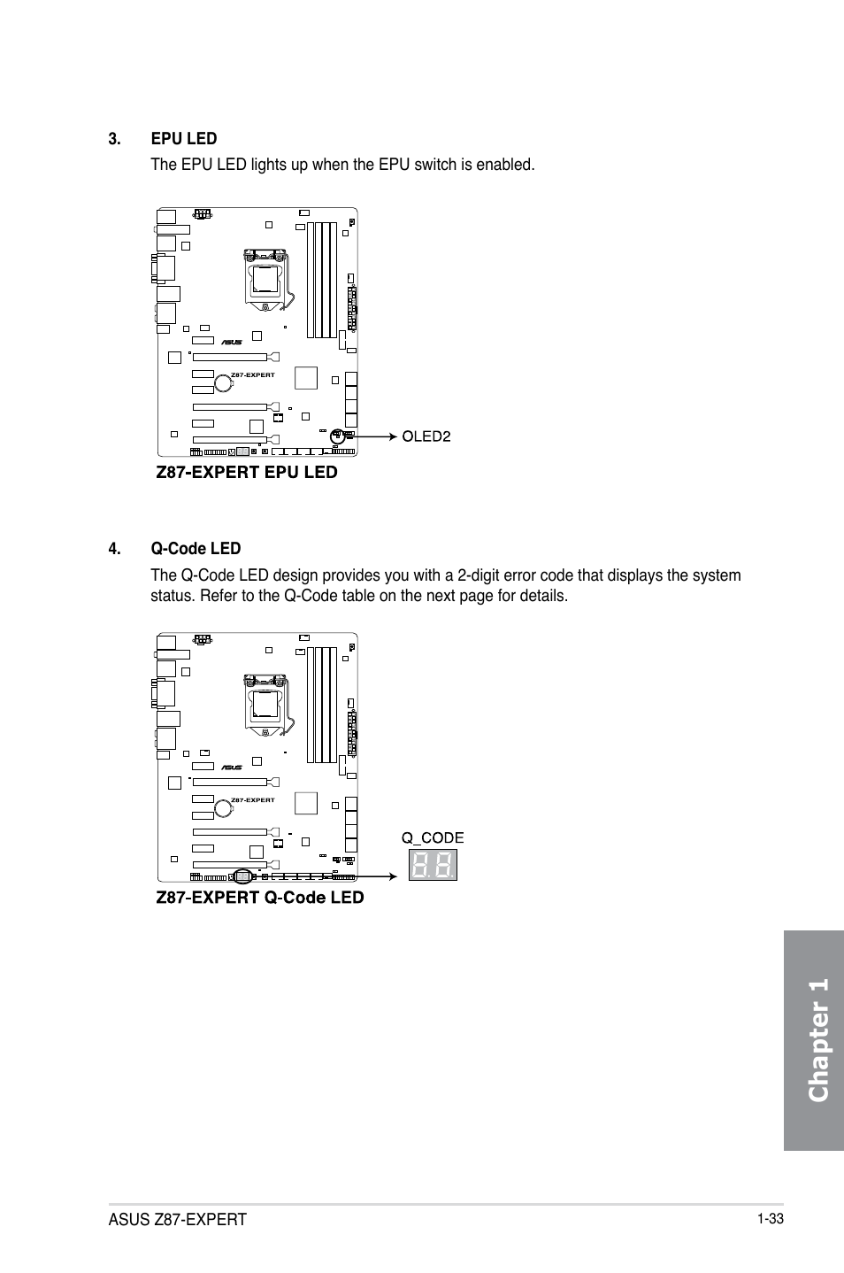 Chapter 1 | Asus Z87-EXPERT User Manual | Page 49 / 174