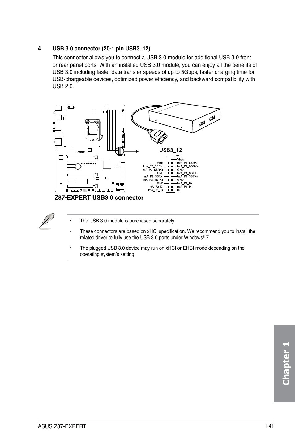 Chapter 1 | Asus Z87-EXPERT User Manual | Page 57 / 174