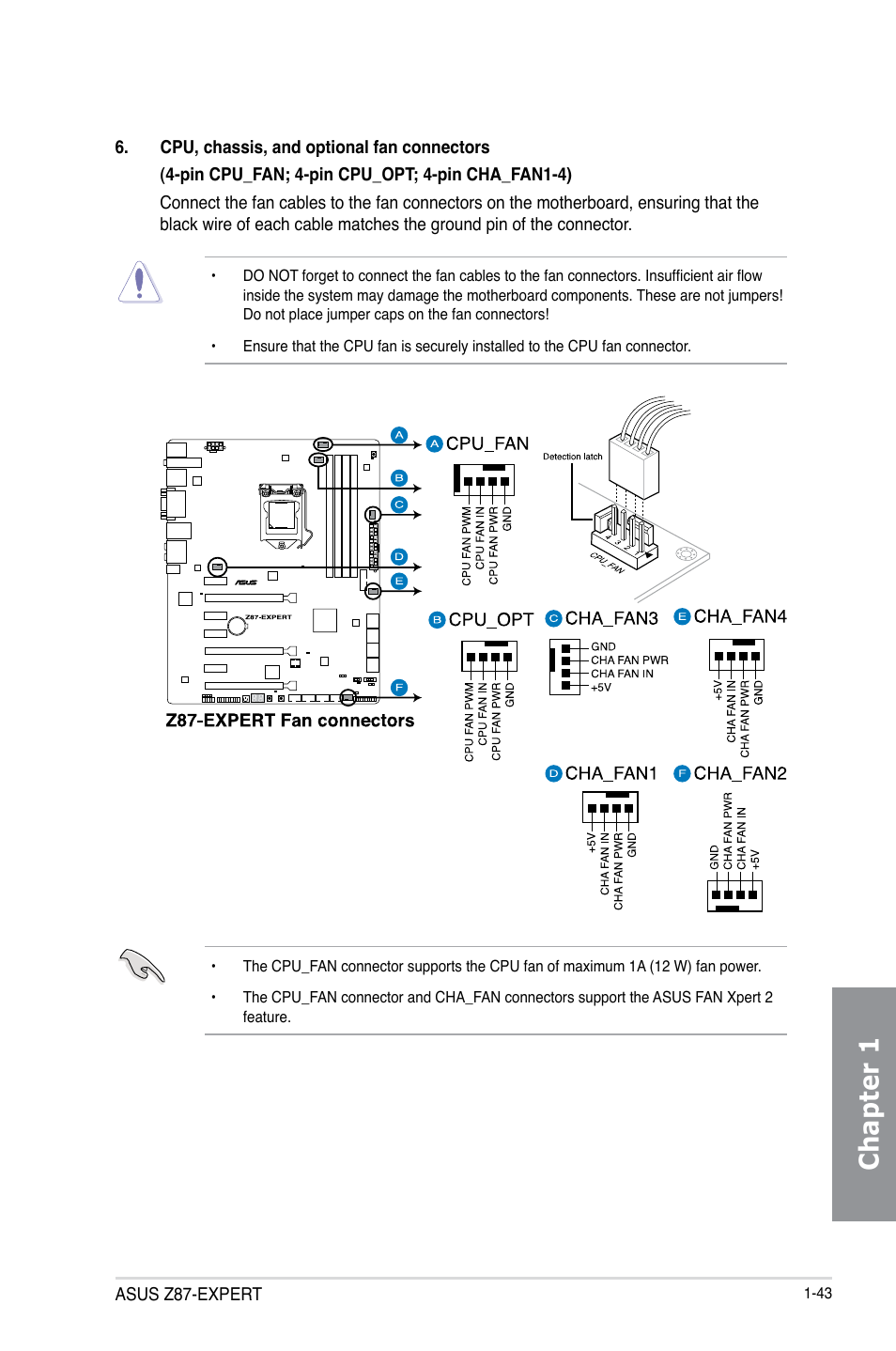 Chapter 1 | Asus Z87-EXPERT User Manual | Page 59 / 174