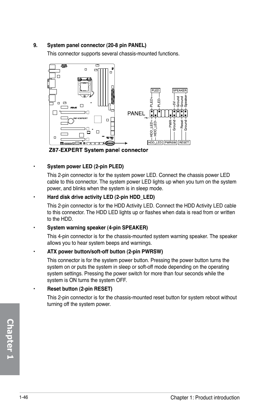 Chapter 1 | Asus Z87-EXPERT User Manual | Page 62 / 174