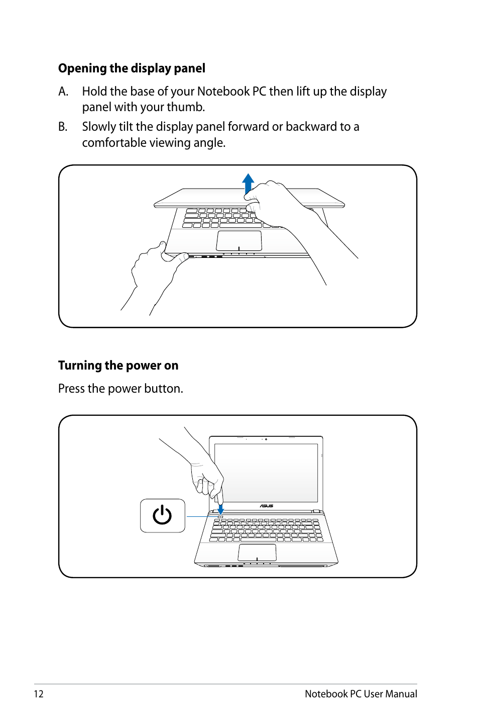 Asus Pro45VJ User Manual | Page 12 / 106