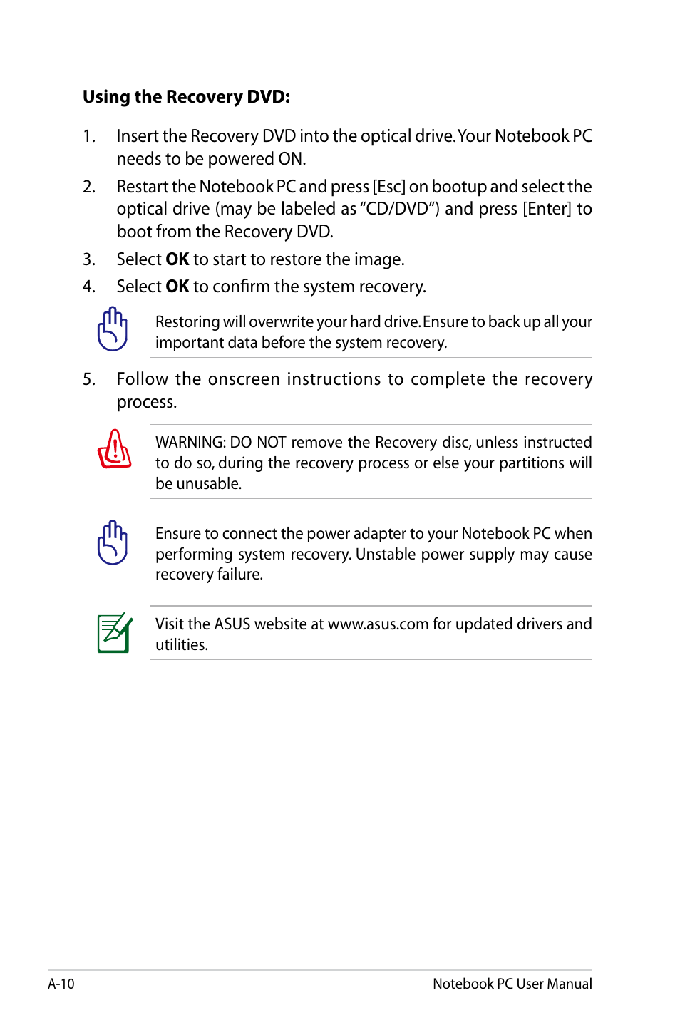 Asus Pro45VJ User Manual | Page 82 / 106