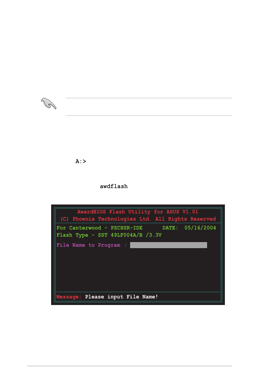 2 updating the bios | Asus PSCH-SR/SCSI User Manual | Page 58 / 102