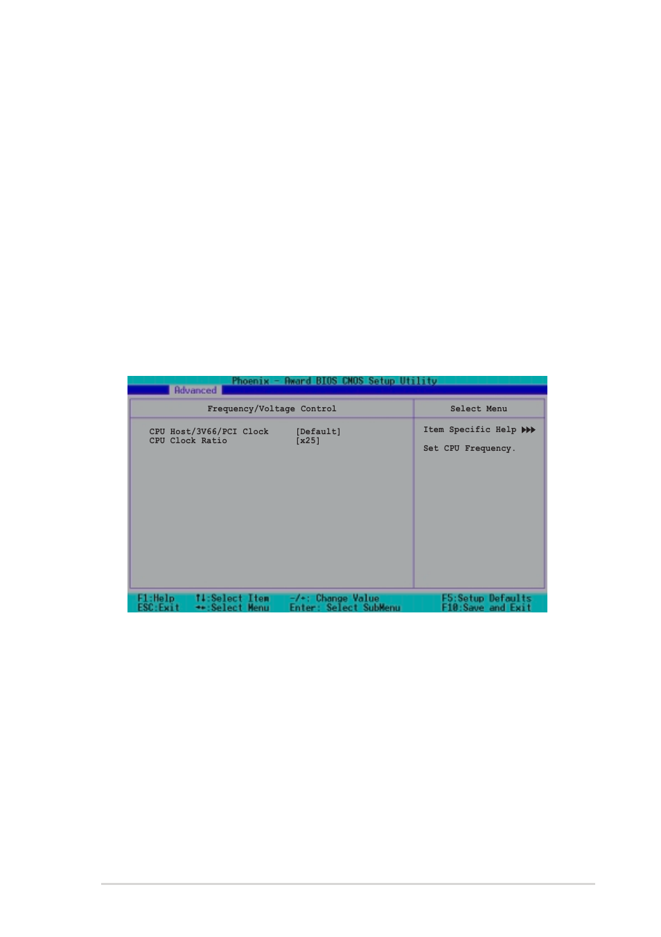 Cpu clock ratio [x25, Init display first [pci vga card, Auto detect pci clk [enabled | Spread spectrum [+/- 0.35 | Asus PSCH-SR/SCSI User Manual | Page 75 / 102