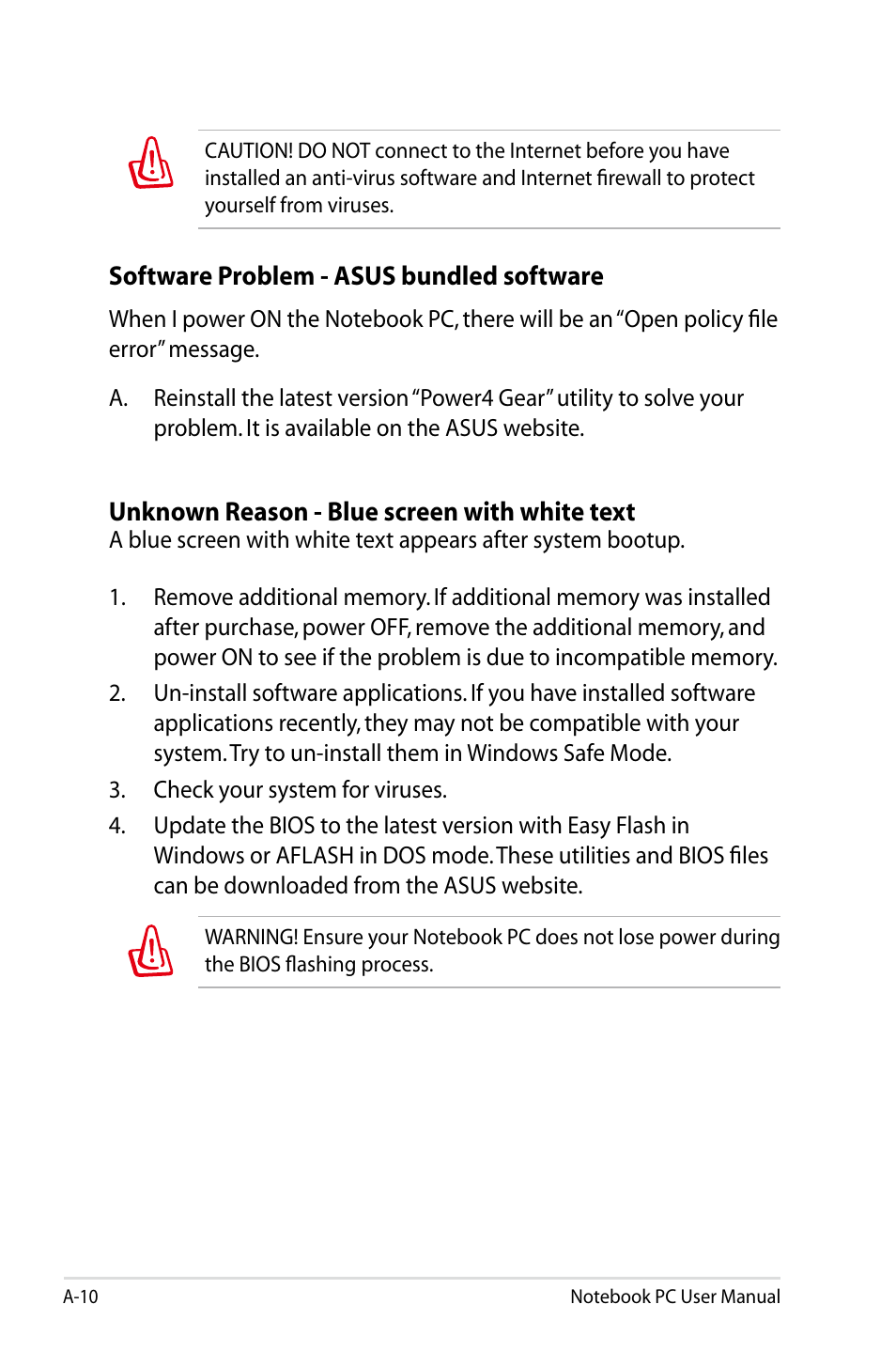 Asus N43JF User Manual | Page 82 / 112