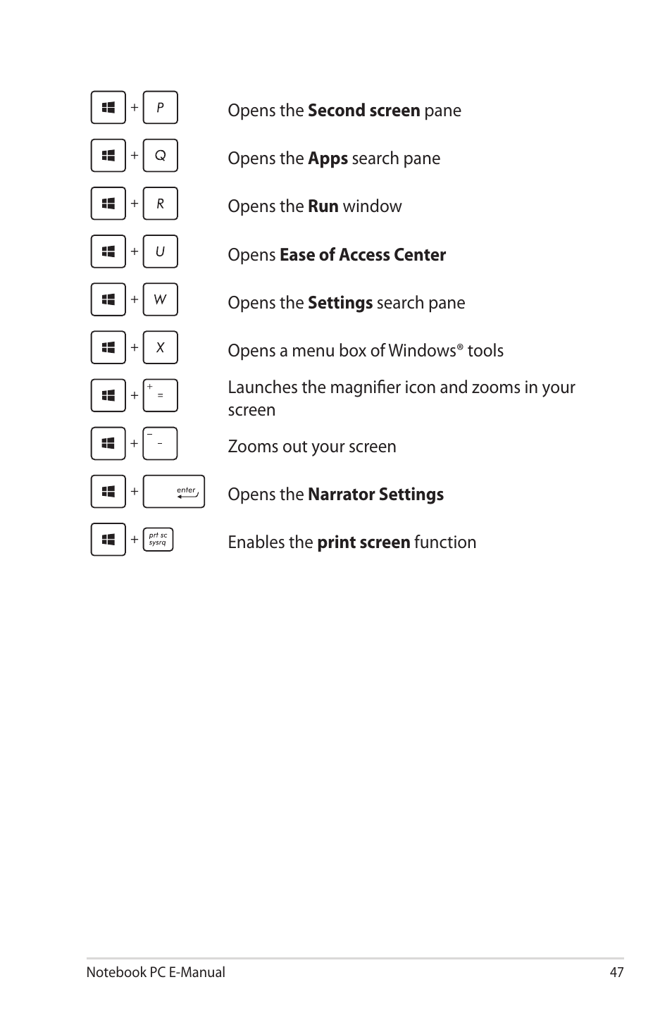 Asus UX42VS User Manual | Page 47 / 102