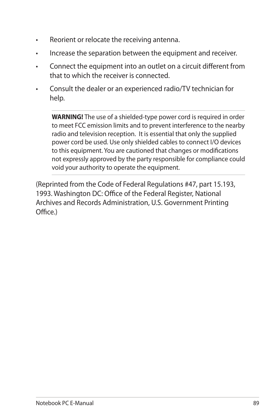 Asus UX42VS User Manual | Page 89 / 102