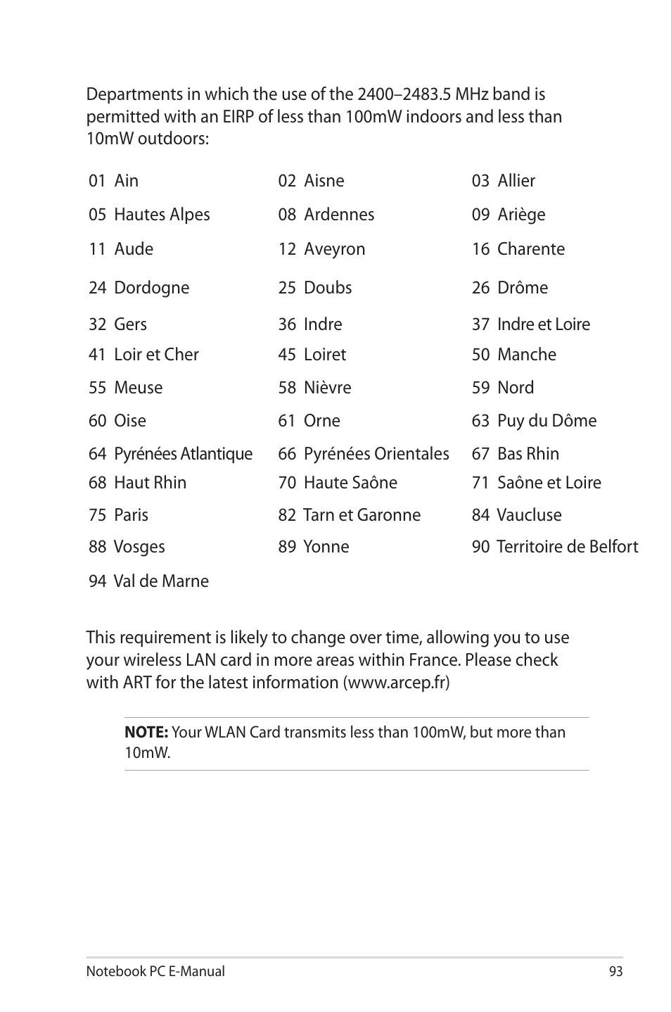 Asus UX42VS User Manual | Page 93 / 102