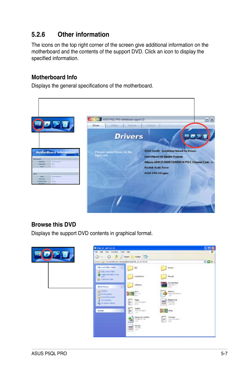 6 other information, Other information -7 | Asus P5QL PRO User Manual | Page 111 / 148