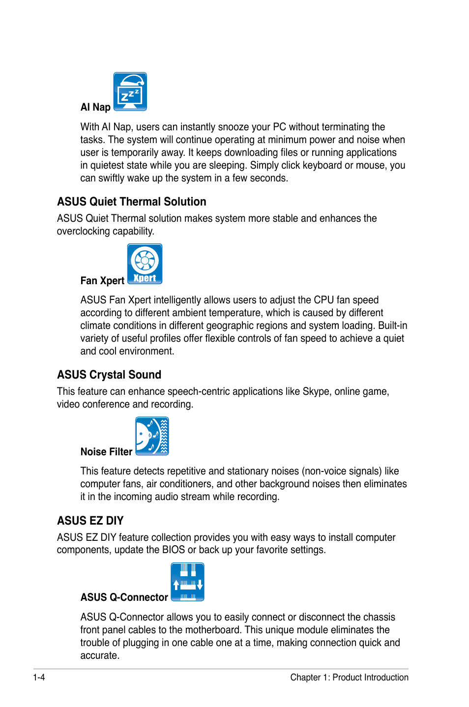 Asus P5QL PRO User Manual | Page 18 / 148