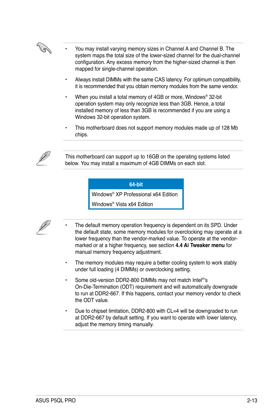 Asus P5QL PRO User Manual | Page 35 / 148