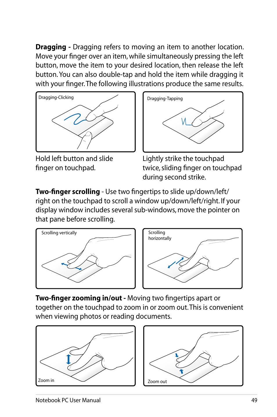 Asus X24E User Manual | Page 49 / 100