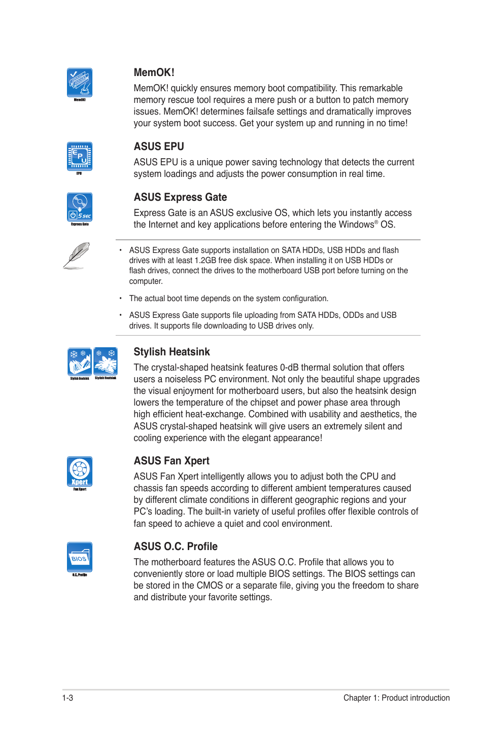 Asus P7H55/USB3 User Manual | Page 14 / 66