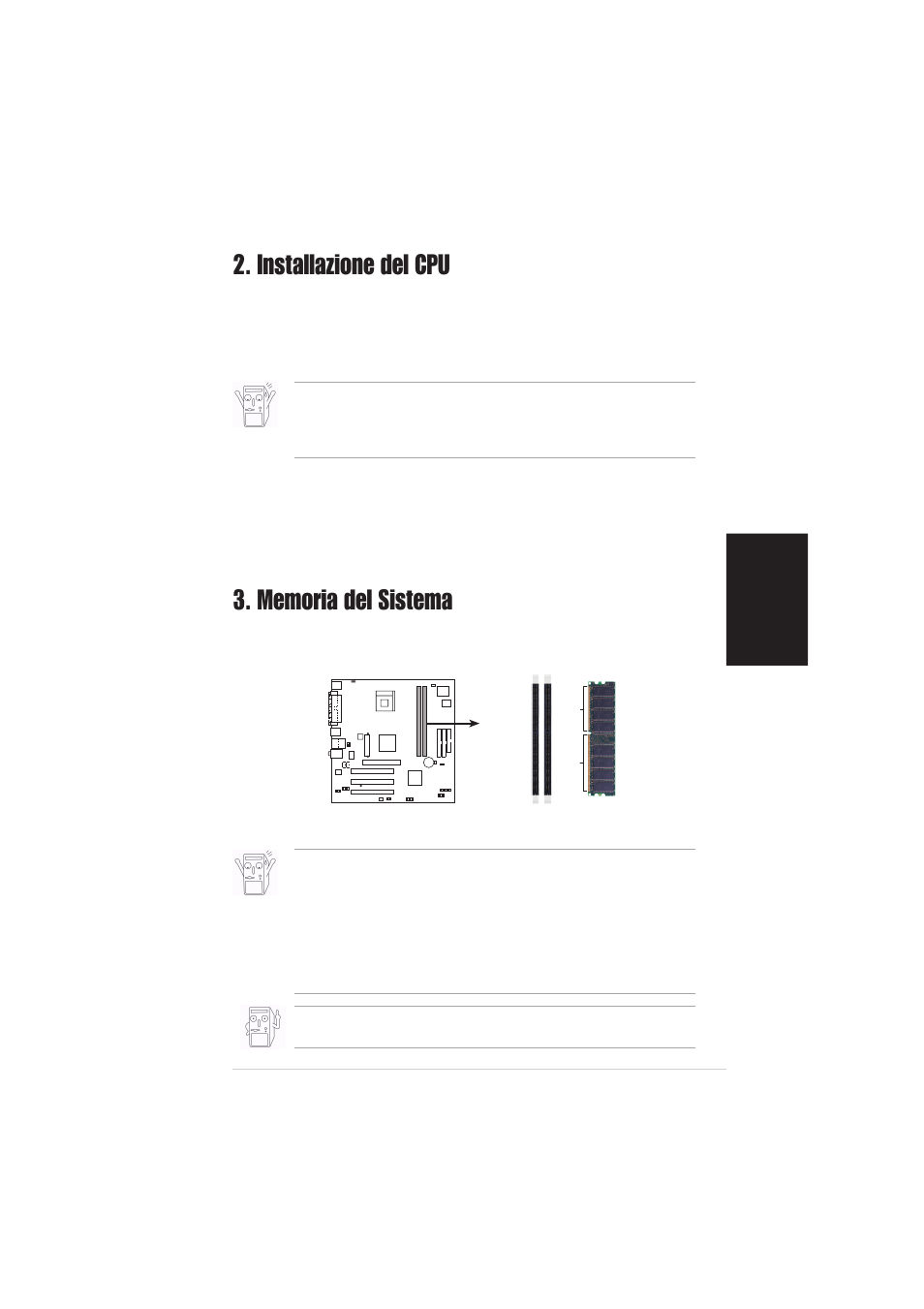 Installazione del cpu | Asus P4S800-MX User Manual | Page 9 / 16