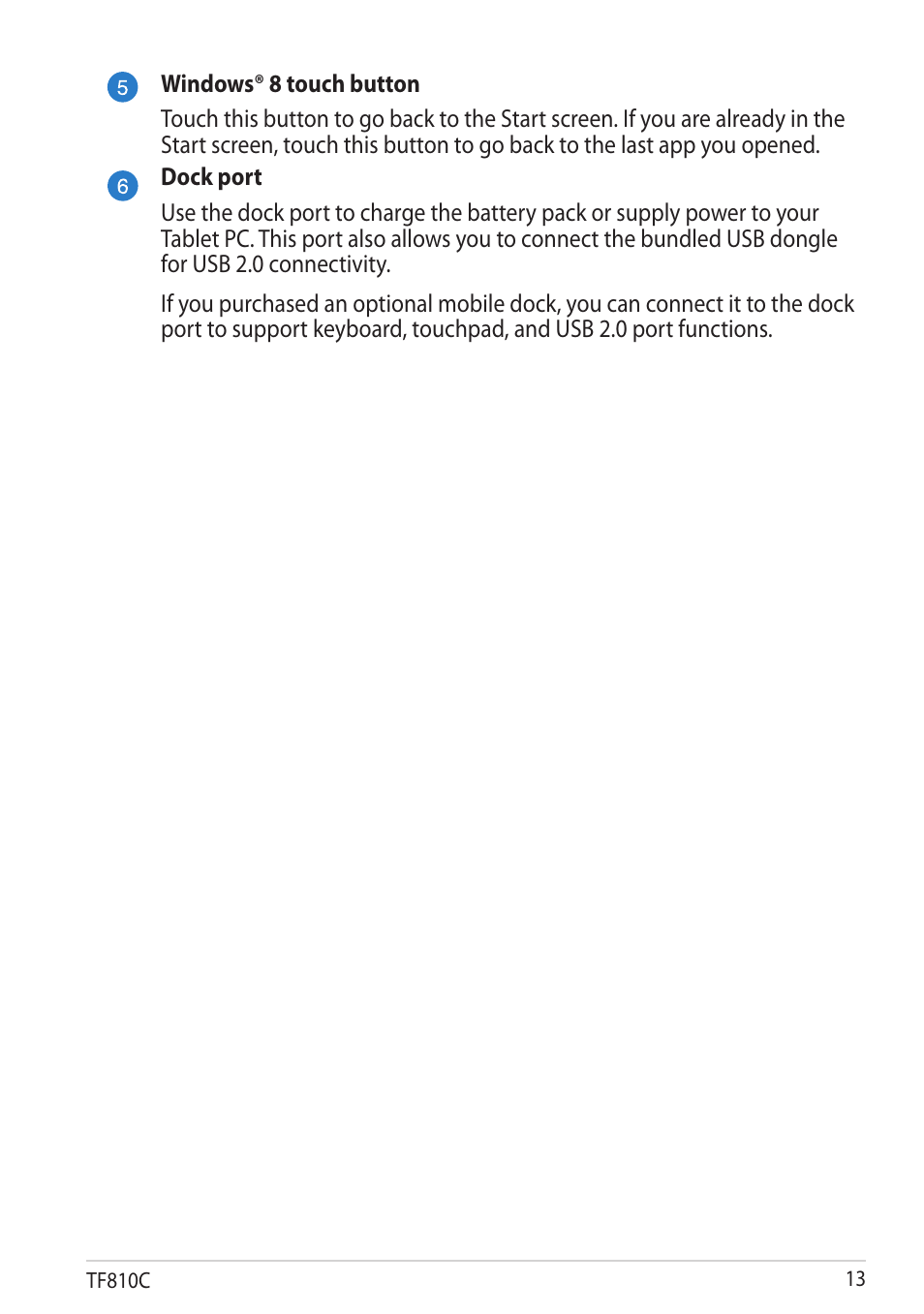 Asus VivoTab User Manual | Page 13 / 78