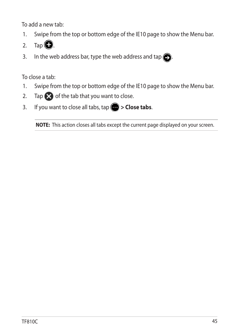 Asus VivoTab User Manual | Page 45 / 78