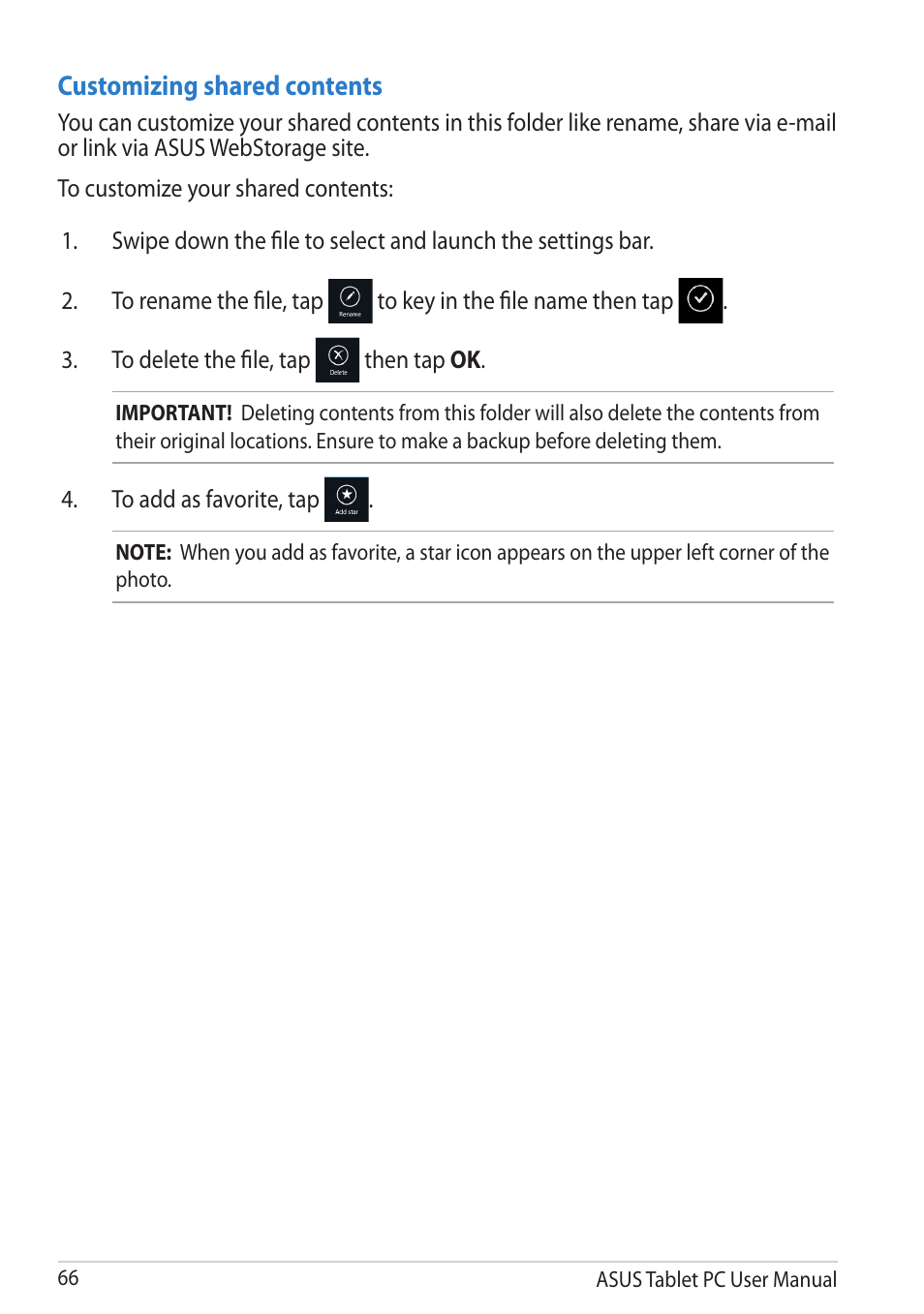 Asus VivoTab User Manual | Page 66 / 78