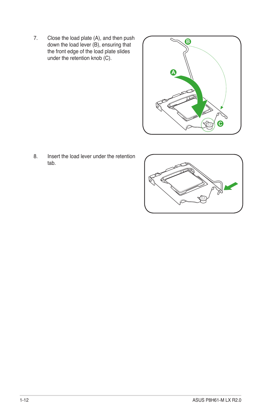 Asus P8H61-M LX R2.0 User Manual | Page 22 / 78