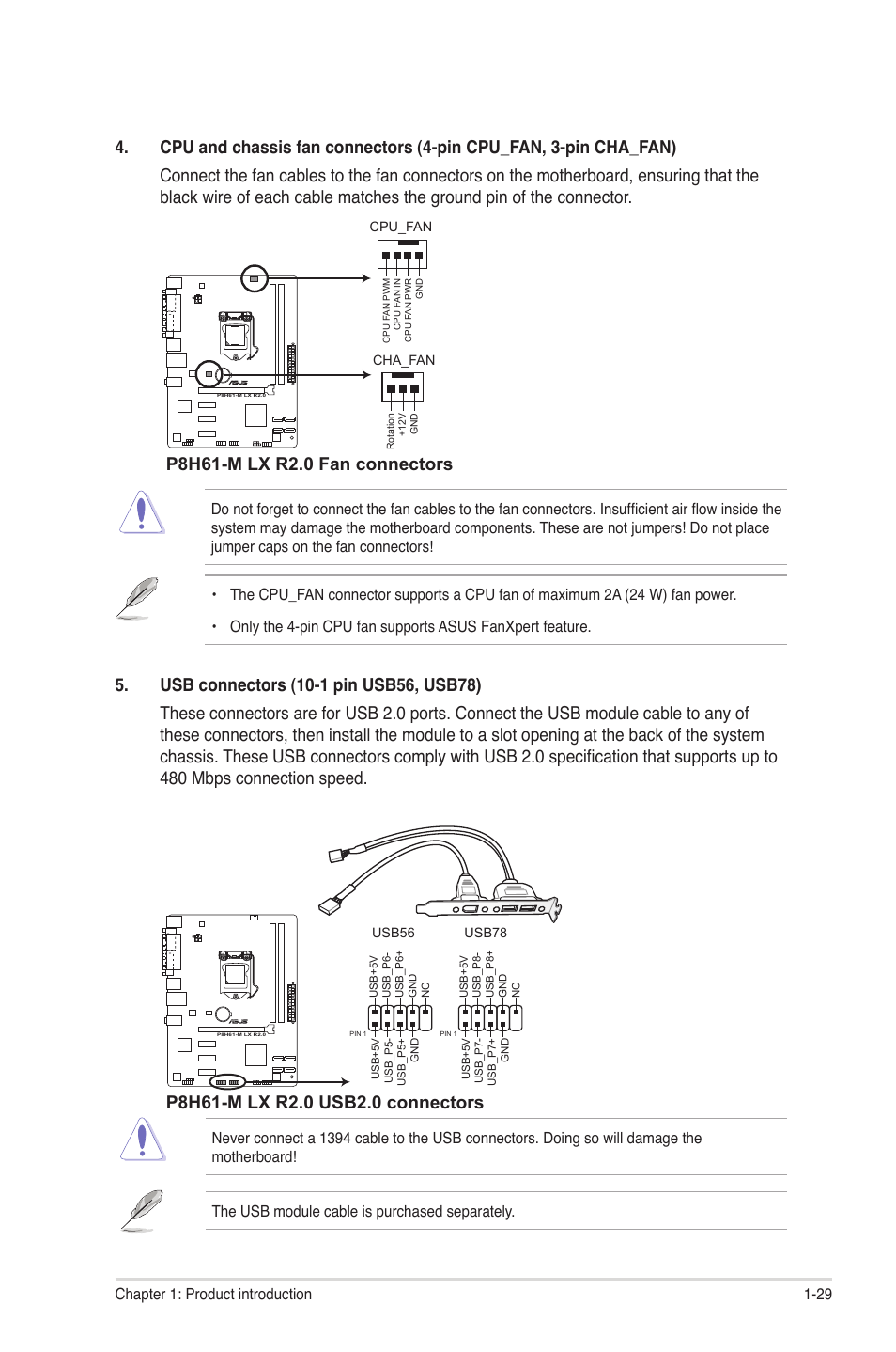 Asus P8H61-M LX R2.0 User Manual | Page 39 / 78