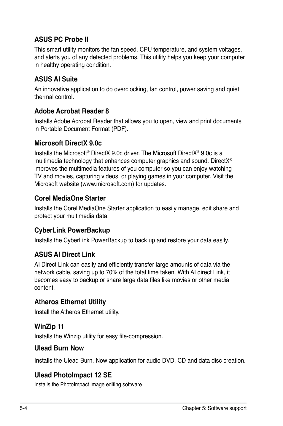Asus P5QL-E User Manual | Page 113 / 165