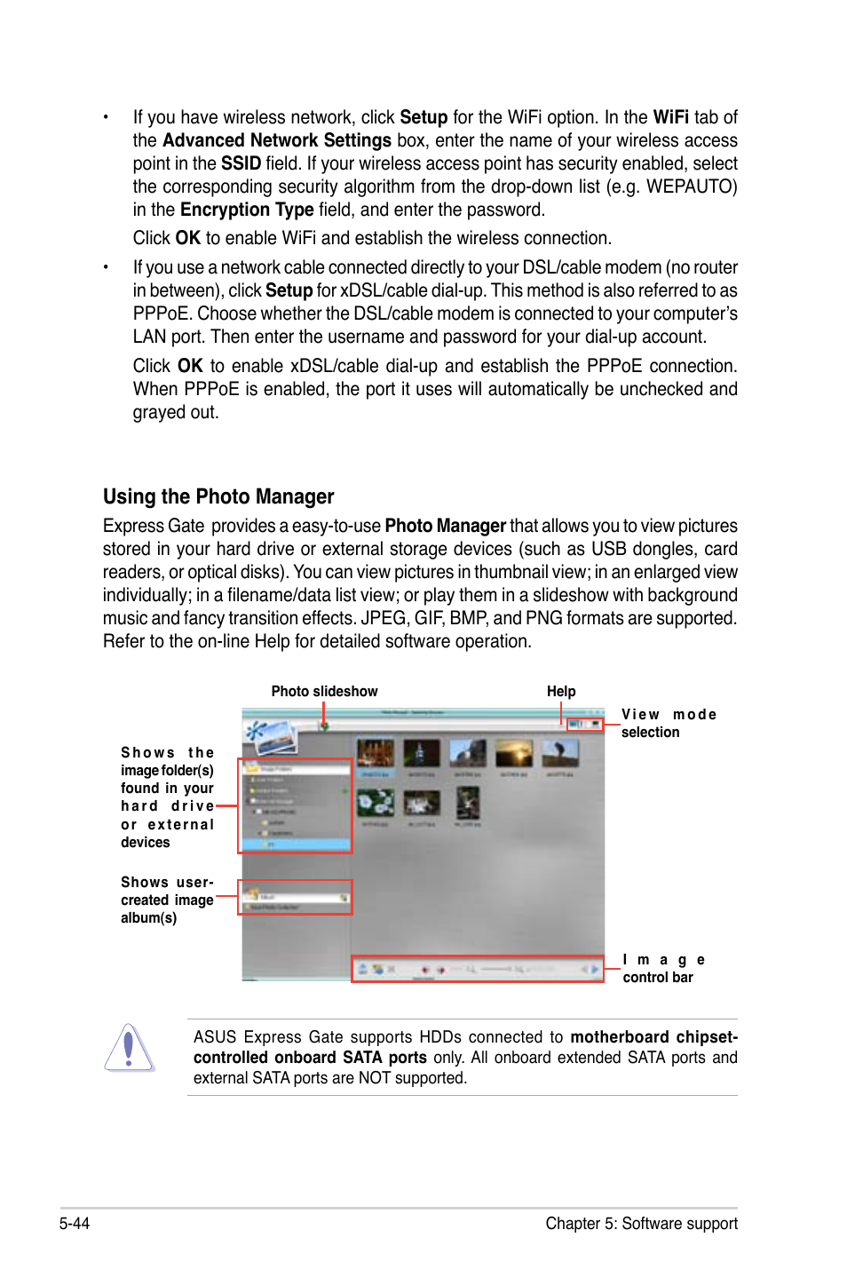 Using the photo manager | Asus P5QL-E User Manual | Page 153 / 165