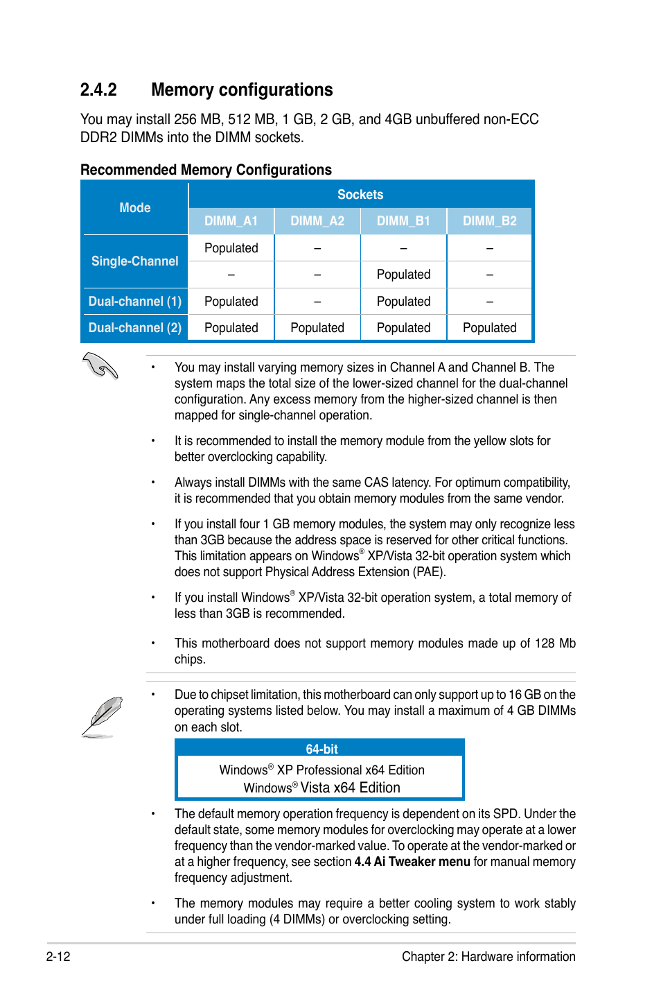 Asus P5QL-E User Manual | Page 36 / 165