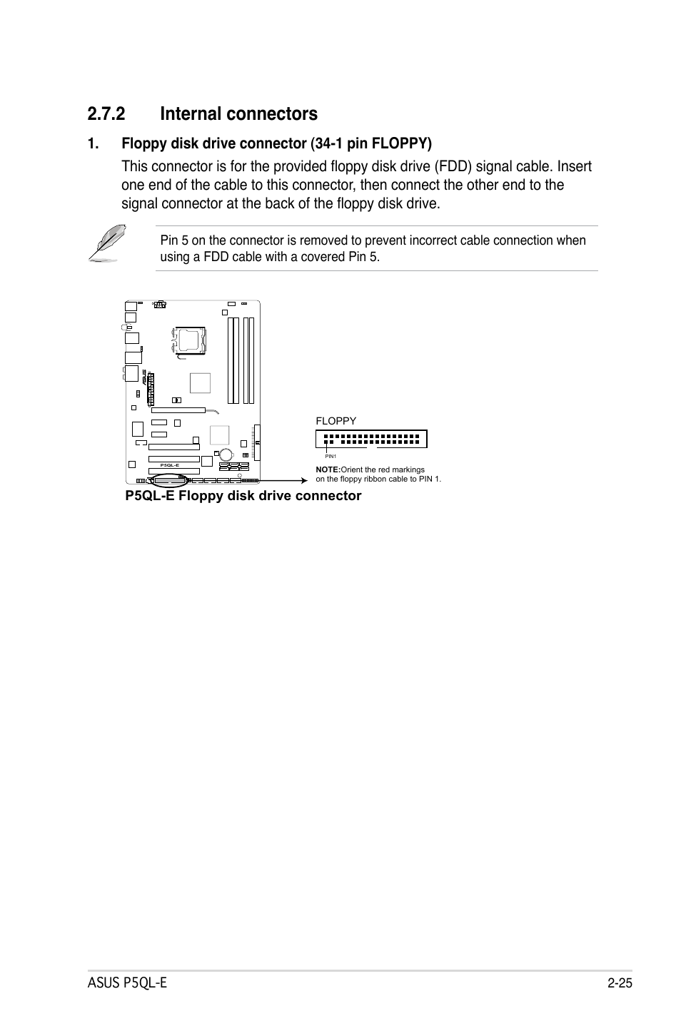 2 internal connectors | Asus P5QL-E User Manual | Page 49 / 165