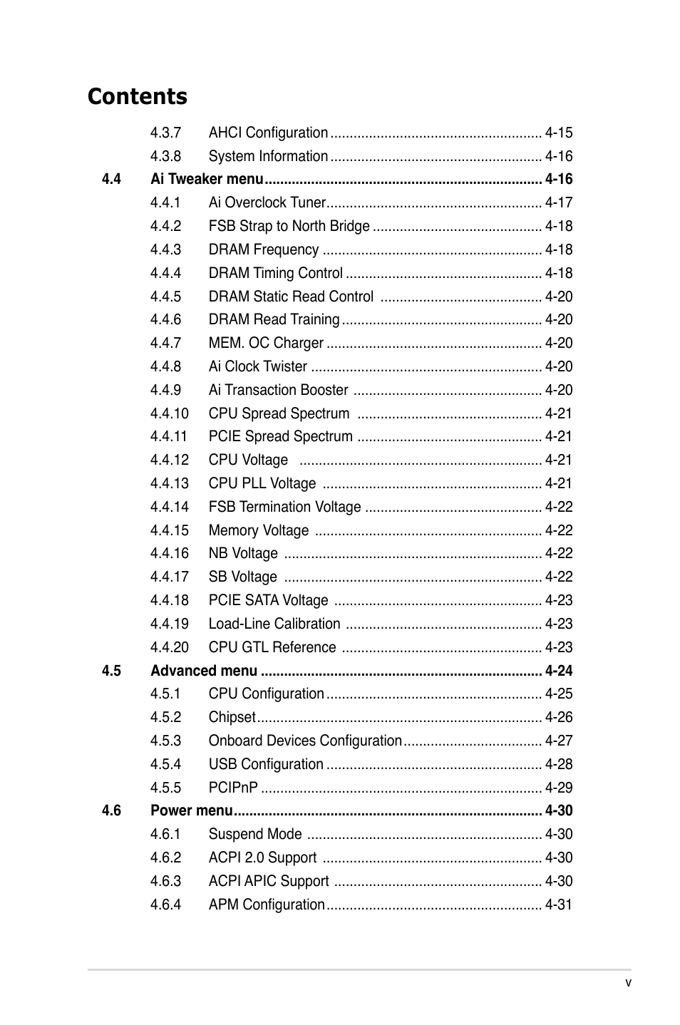 Asus P5QL-E User Manual | Page 5 / 165