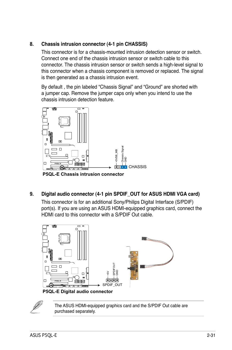Asus P5QL-E User Manual | Page 55 / 165