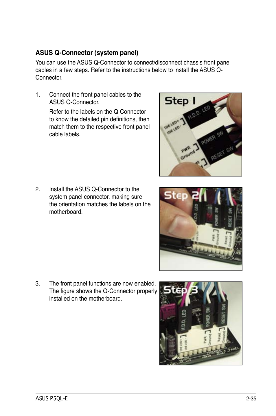 Asus P5QL-E User Manual | Page 59 / 165