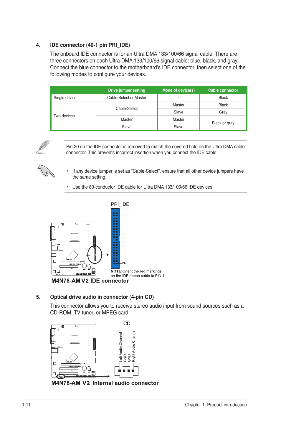 Asus M4N78-AM V2 User Manual | Page 20 / 40