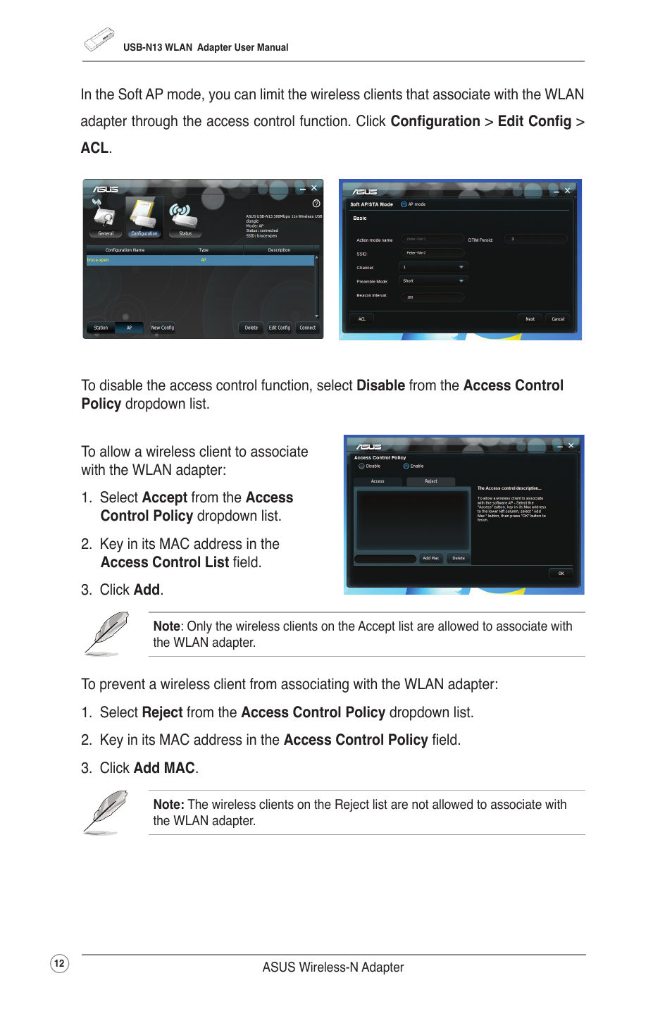 Asus USB-N13 (VER.B1) User Manual | Page 15 / 32