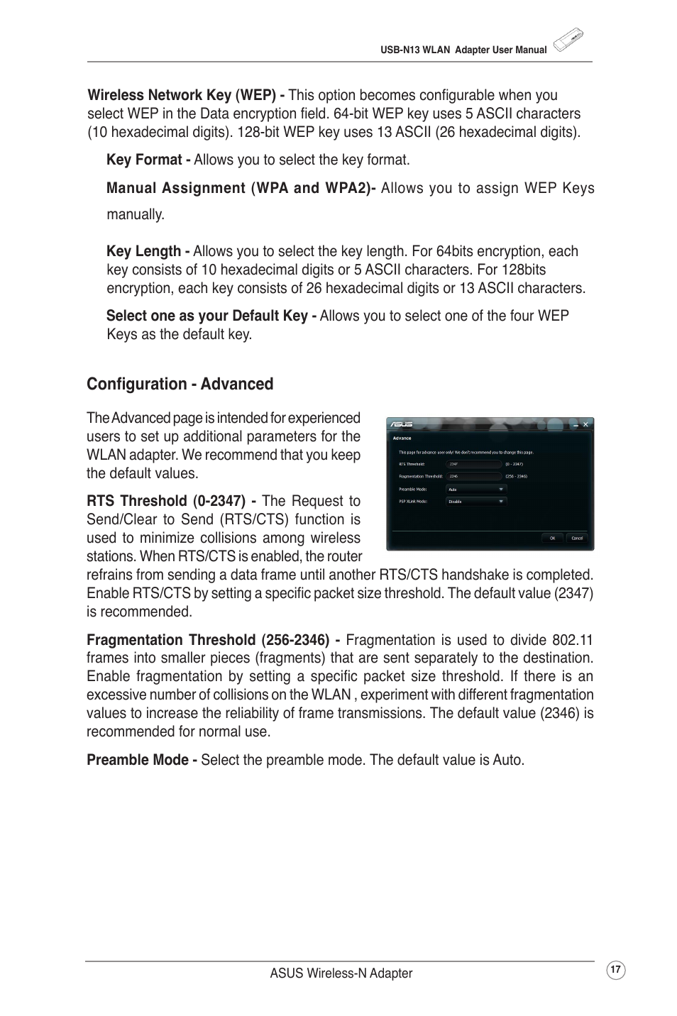 Asus USB-N13 (VER.B1) User Manual | Page 20 / 32