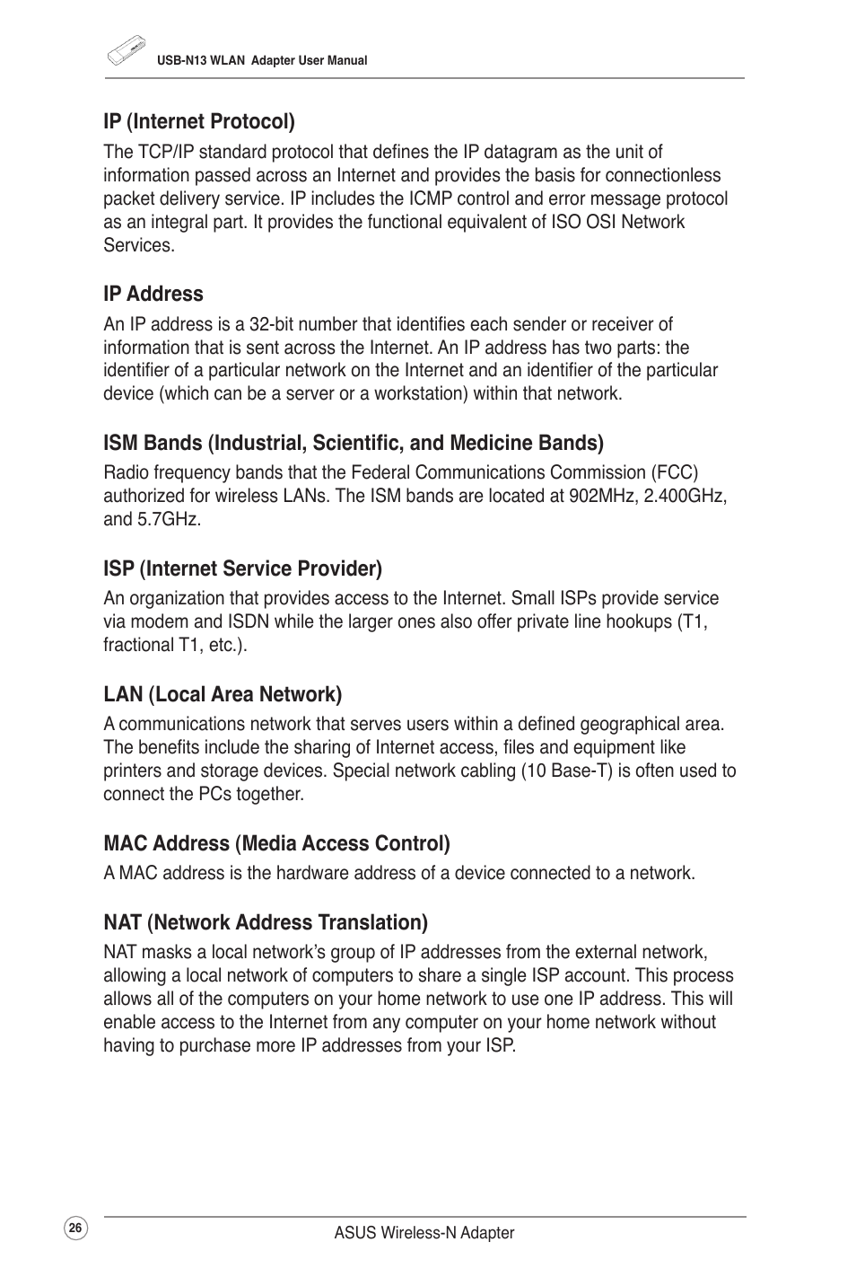 Asus USB-N13 (VER.B1) User Manual | Page 29 / 32