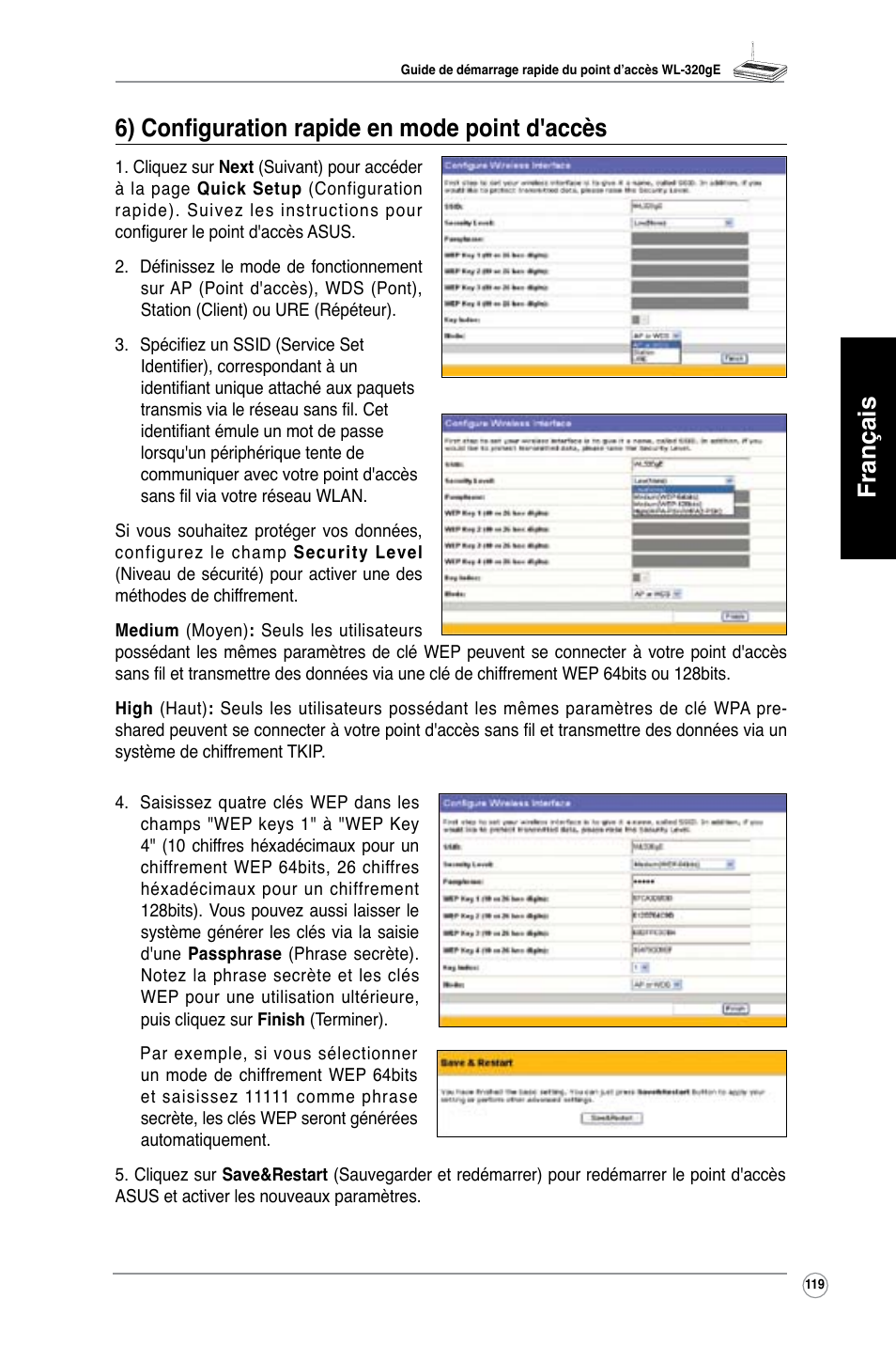 Asus WL-320gE User Manual | Page 120 / 361