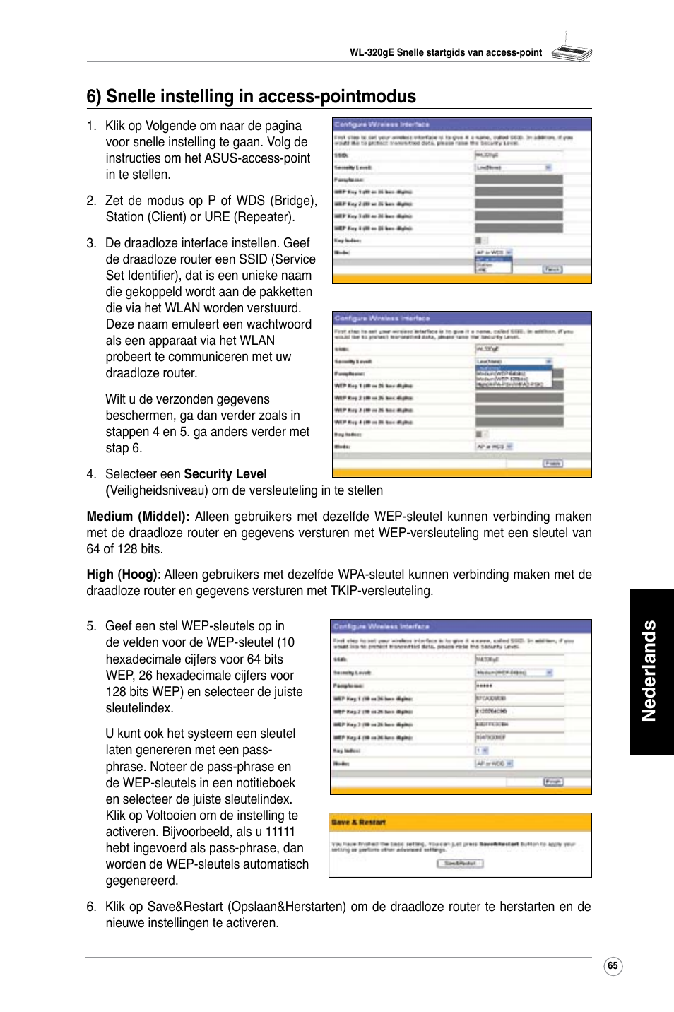 Asus WL-320gE User Manual | Page 66 / 361