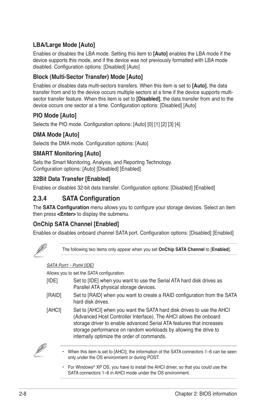 4 sata configuration, Sata configuration -8 | Asus M5A78L-M PLUS User Manual | Page 46 / 64