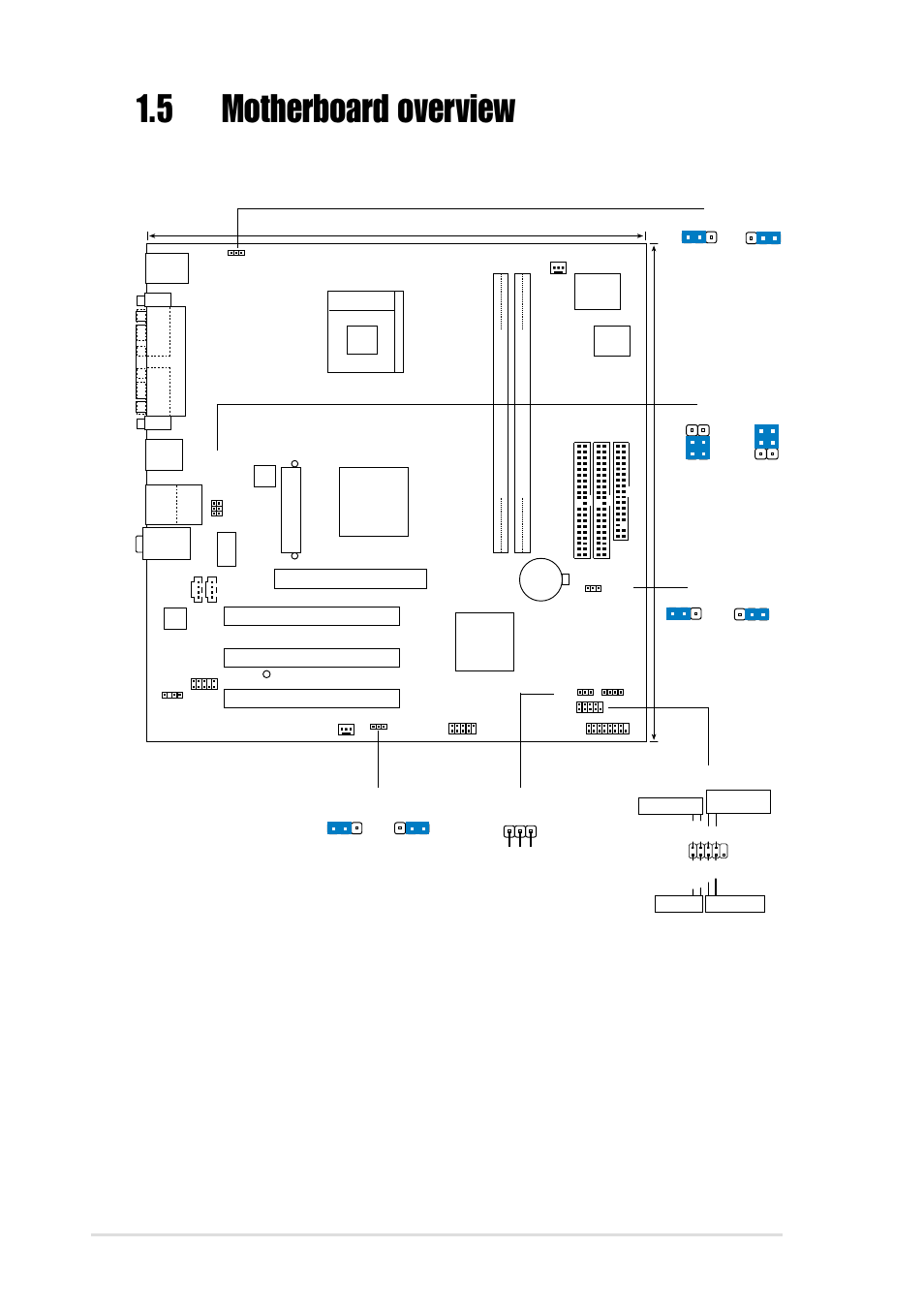 5 motherboard overview, 1 motherboard layout, 6 chapter 1: product introduction | F_panel1, Pci1, Pci2 pci3 | Asus P4S800-MX User Manual | Page 14 / 64