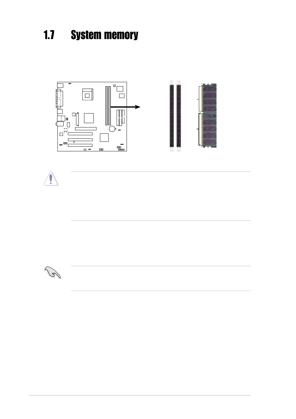 1 dimm sockets location | Asus P4S800-MX User Manual | Page 18 / 64