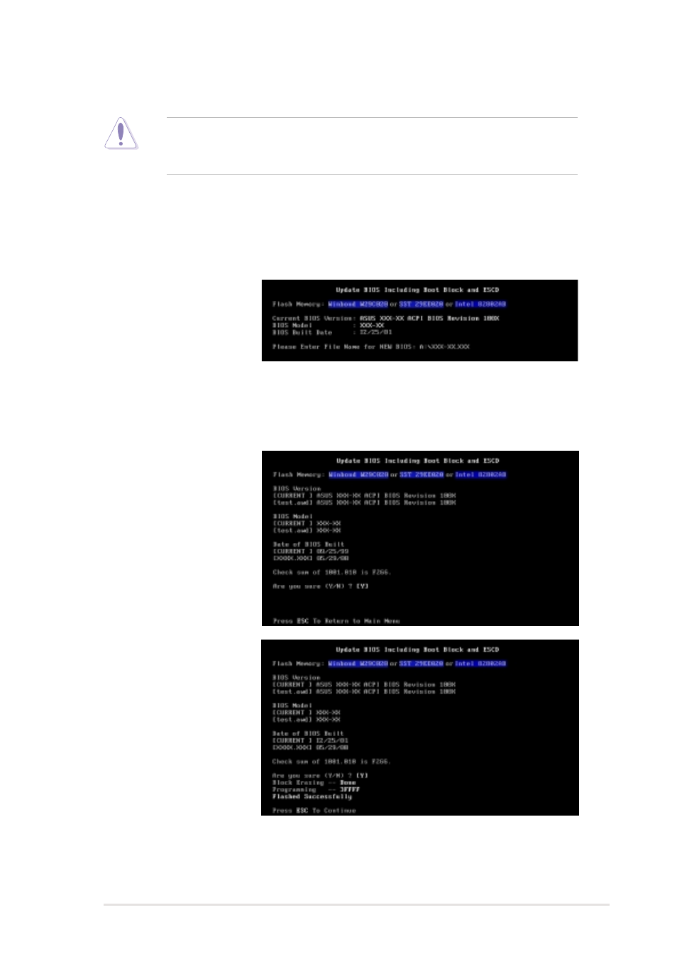 Updating the bios | Asus P4S800-MX User Manual | Page 37 / 64