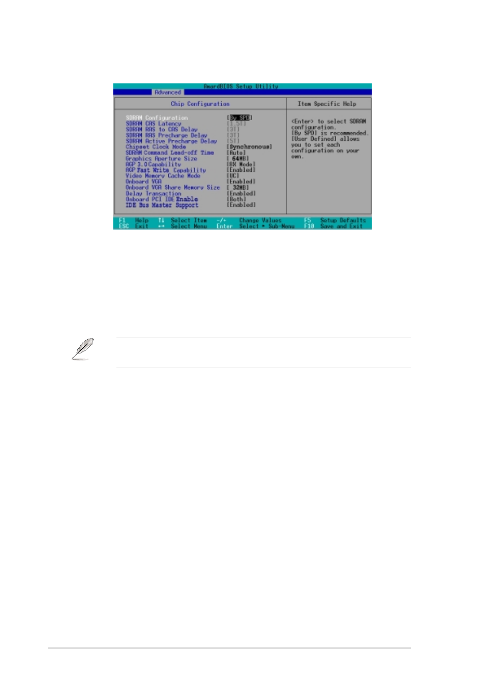 1 chip configuration | Asus P4S800-MX User Manual | Page 50 / 64