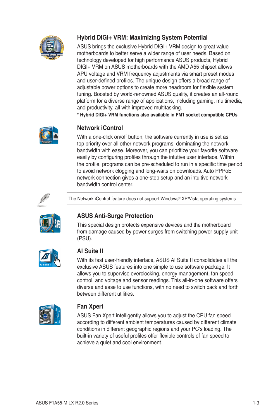 Asus F1A55-M LX R2.0 User Manual | Page 13 / 68