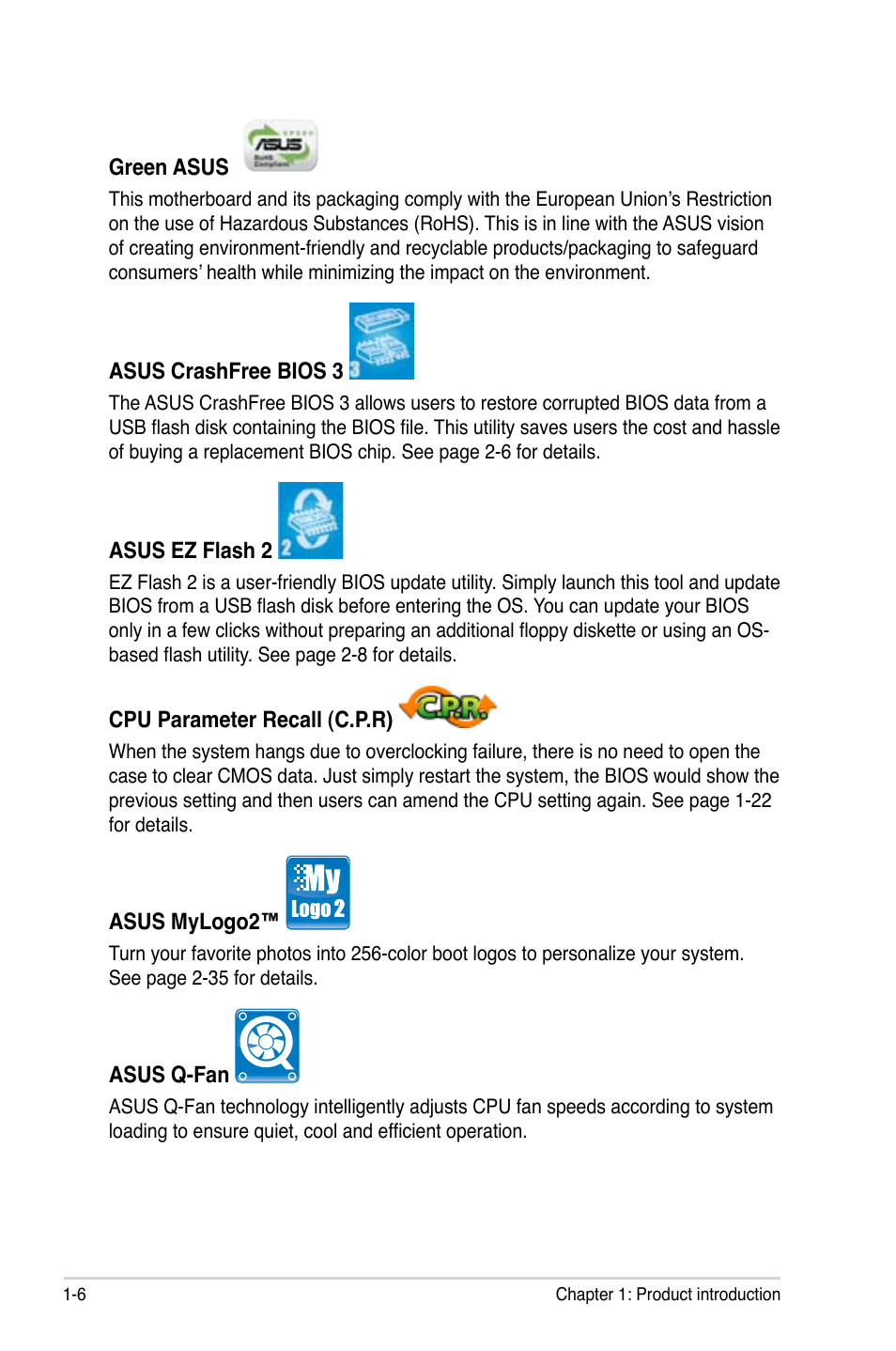 Asus M3N78 User Manual | Page 18 / 100