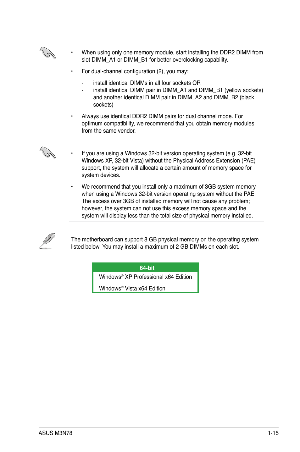 Asus M3N78 User Manual | Page 27 / 100