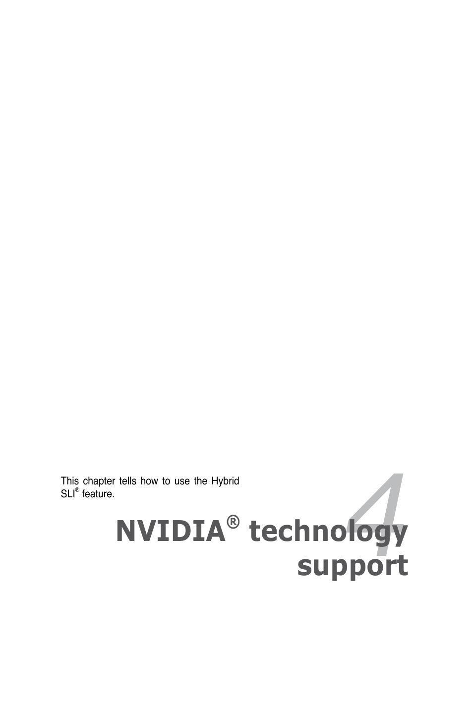 Chapter 4: nvidia® technology support, Nvidia, Technology support | Asus M3N78 User Manual | Page 97 / 100