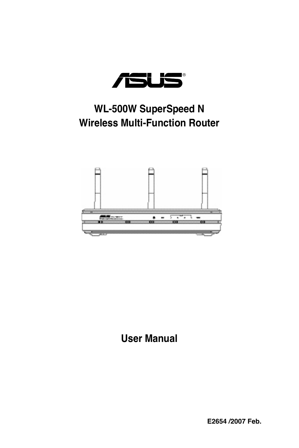 Asus WL-500W User Manual | 44 pages