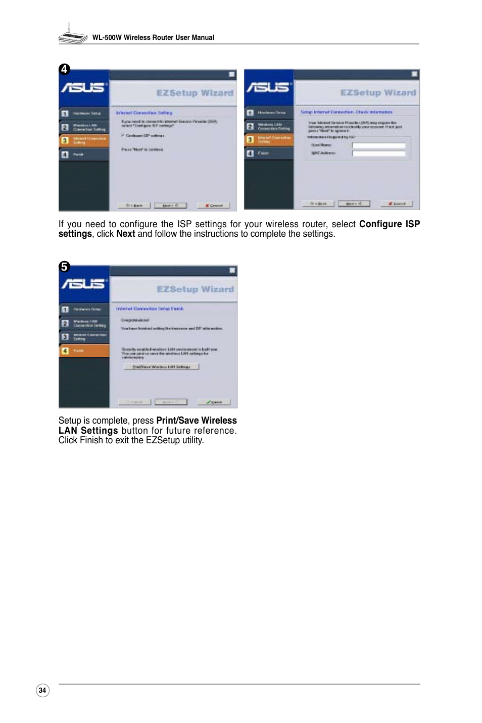 Asus WL-500W User Manual | Page 36 / 44