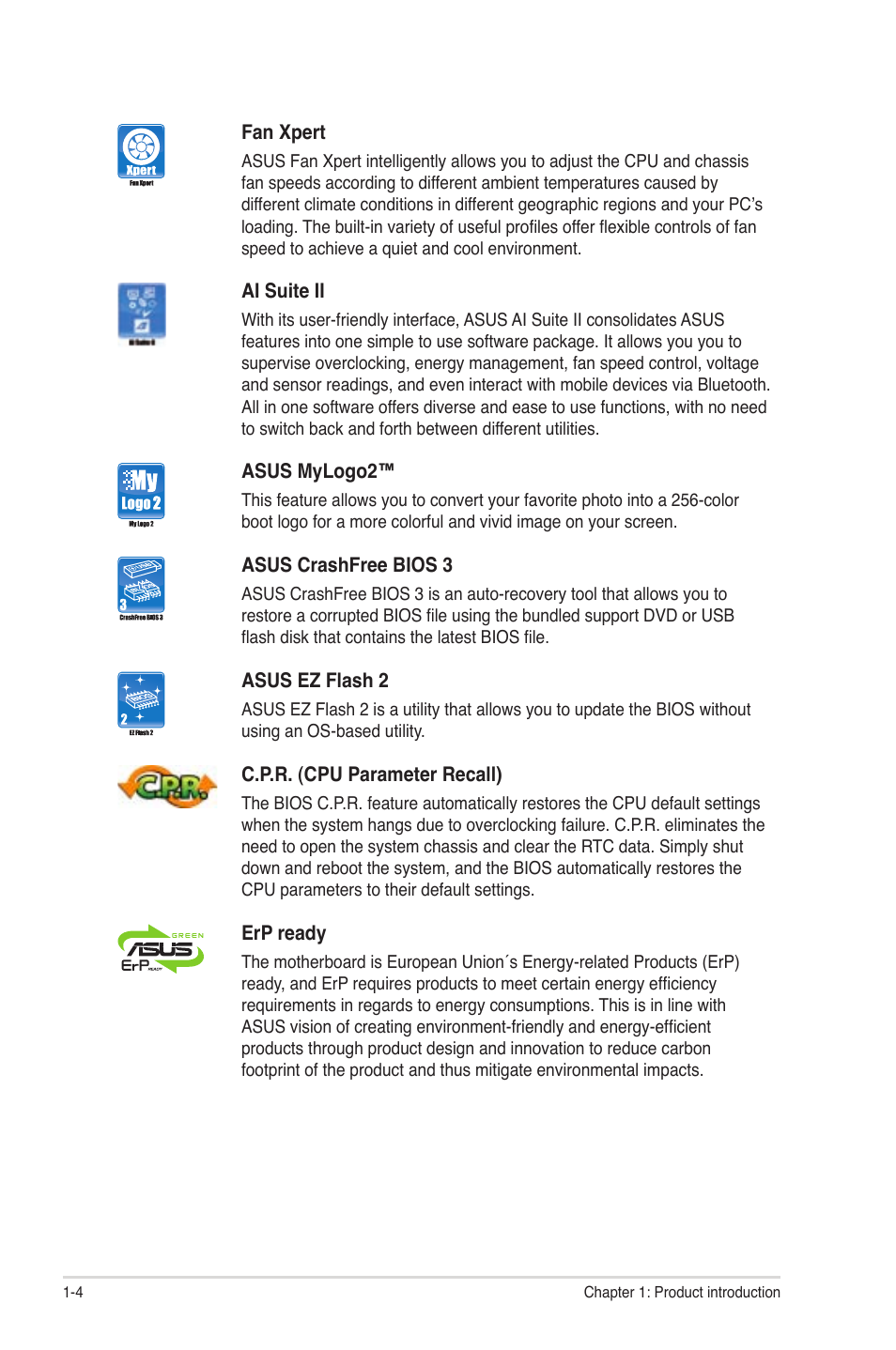 Asus P8H61-M PRO User Manual | Page 16 / 76