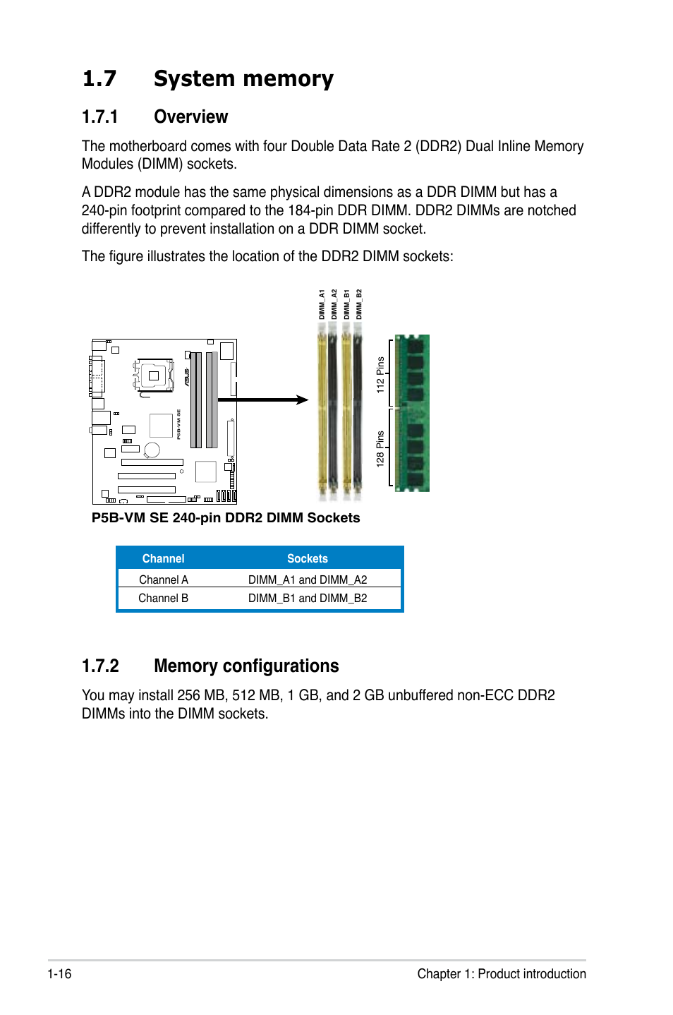 1 overview | Asus P5B-VM SE User Manual | Page 28 / 94