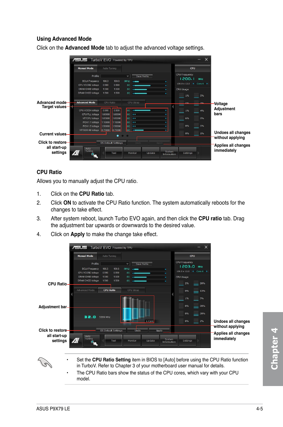 Chapter 4 | Asus P9X79 LE User Manual | Page 125 / 176